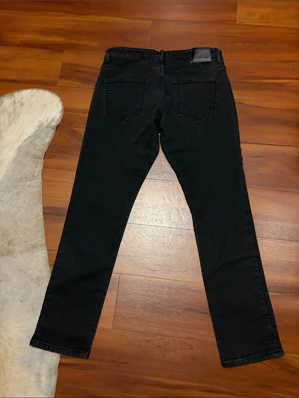 Tailor Vintage Black Slim Straight Men's Jeans Sz 34x32